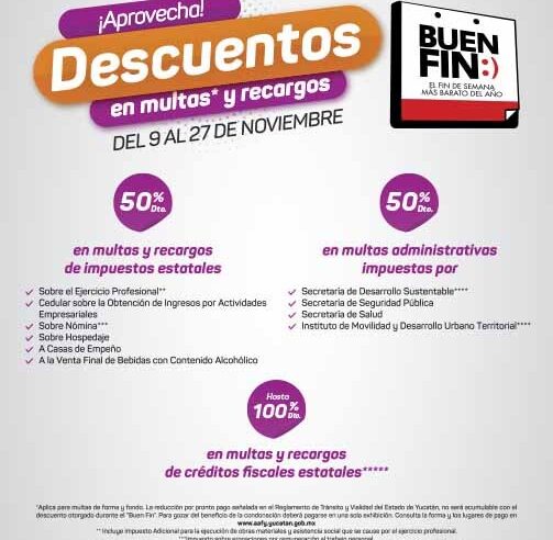 En el Buen Fin, dependencias del Gobierno del Estado ofrecerán descuentos y promociones