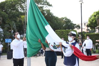 Breve acto para conmemorar el 110 aniversario de la Revolución Mexicana