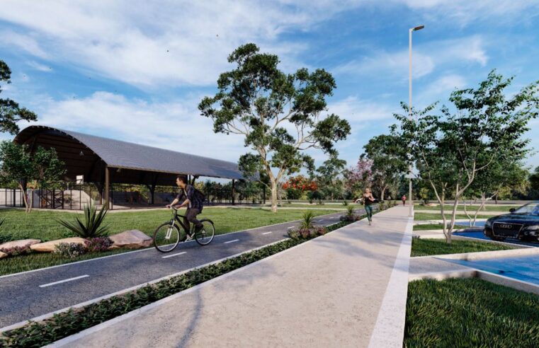 Vecinos de Francisco de Montejo contentos con la construcción de “Paseo Henequenes”