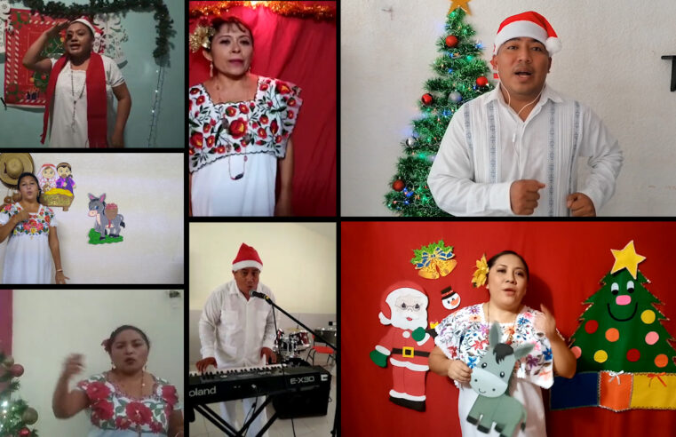 Maestros yucatecos sorprenden a sus estudiantes con regalo musical