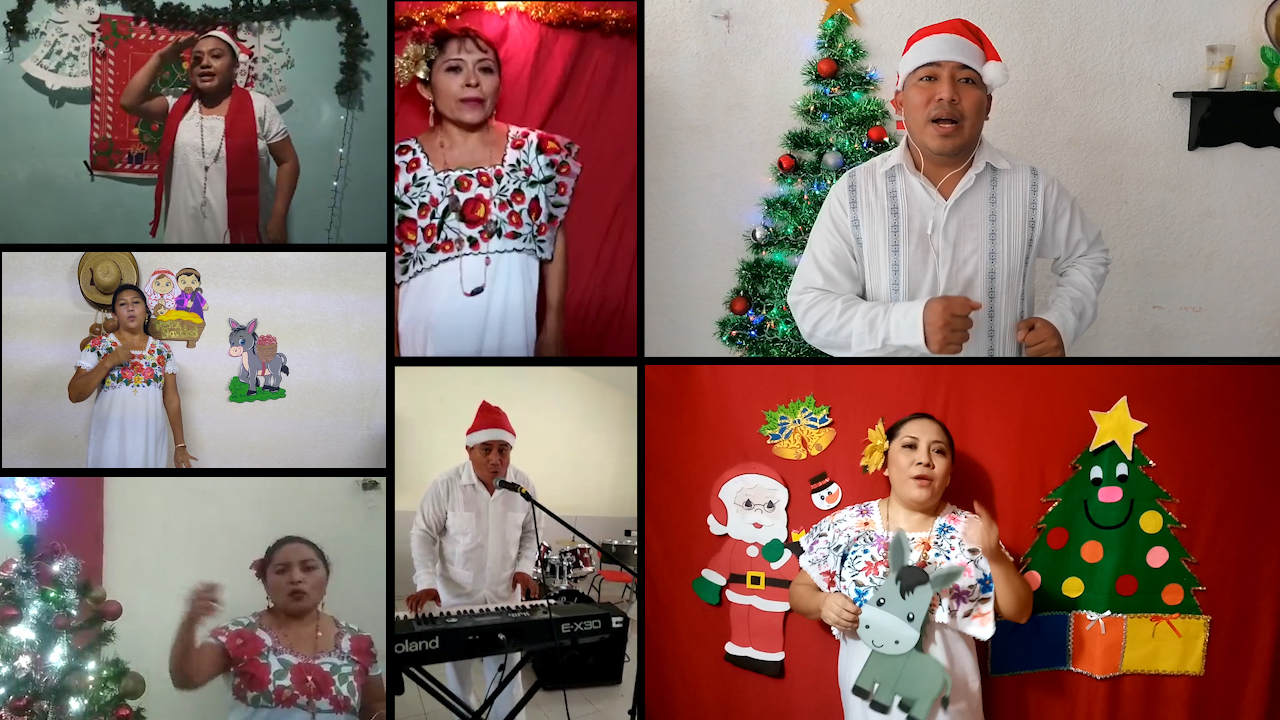 Maestros yucatecos sorprenden a sus estudiantes con regalo musical