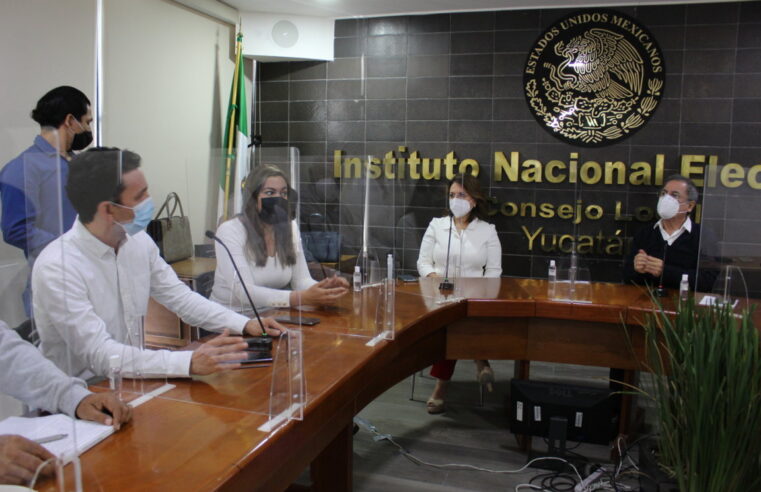 Acuerdan el Iepac y el INE impulsar la participación ciudadana en 2021