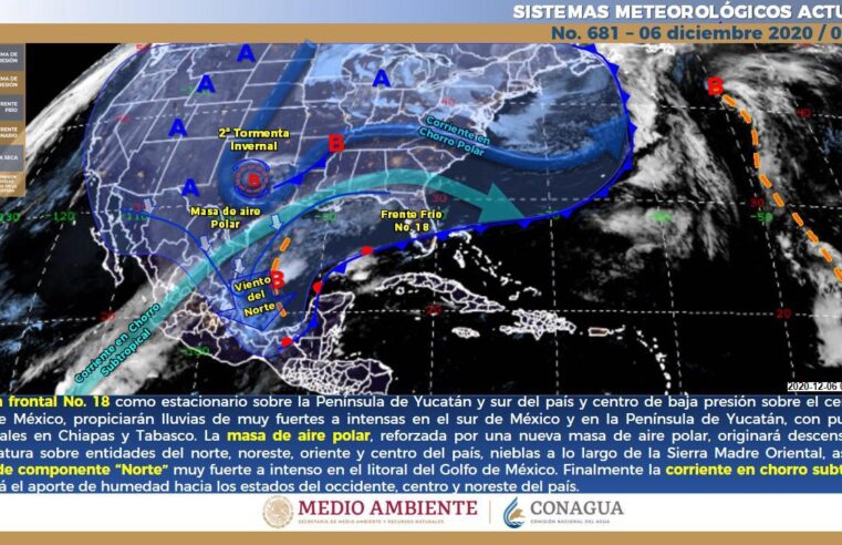 Prepárate para un domingo con mucha lluvia