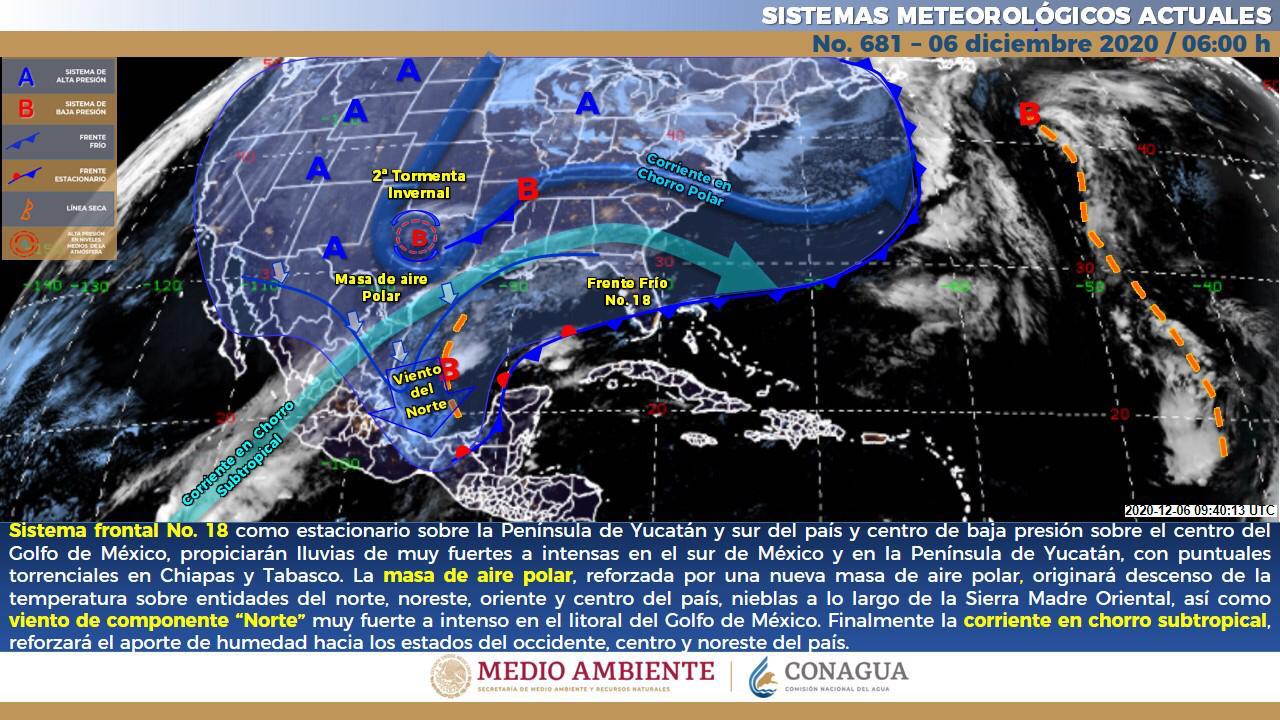 Prepárate para un domingo con mucha lluvia