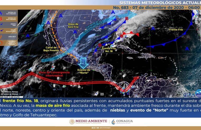 Lunes con nublados, lluvia y leve descenso de la temperatura en Yucatán