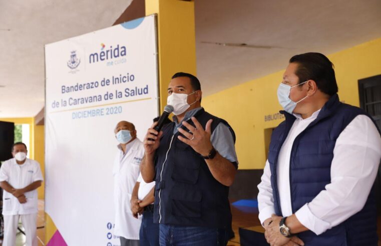 Renán Barrera inaugura la Caravana de la Salud