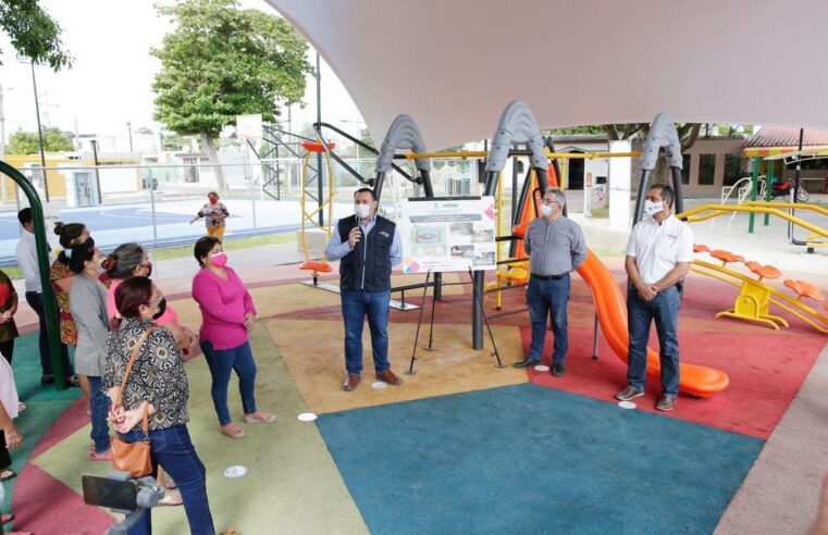 Entregan trabajos de rehabilitación del parque Polígono 108 “La CROC”