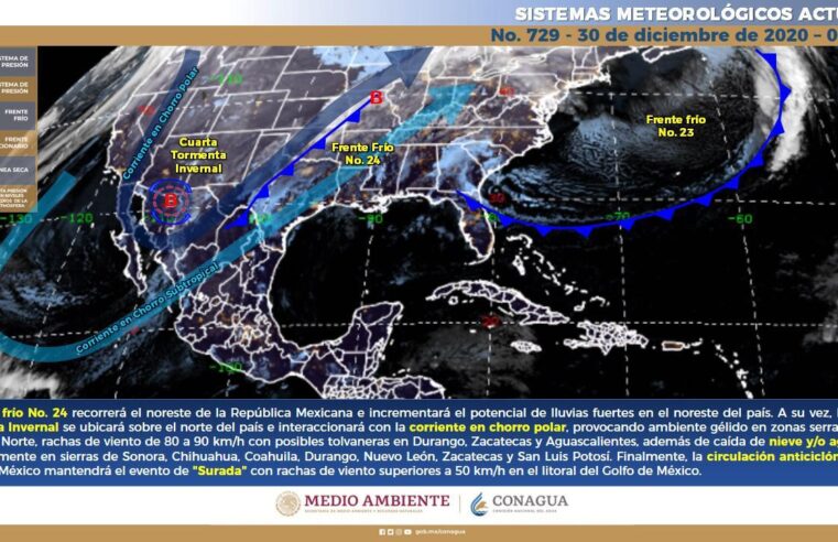 Pronóstico para Yucatán: lloviznas, calor durante el día y fresco por la noche