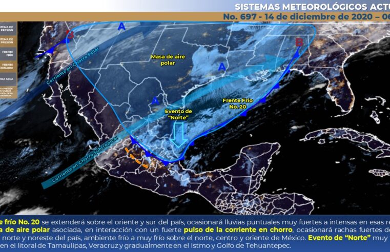 Lunes con nublados, calor y algo de lluvia en Yucatán