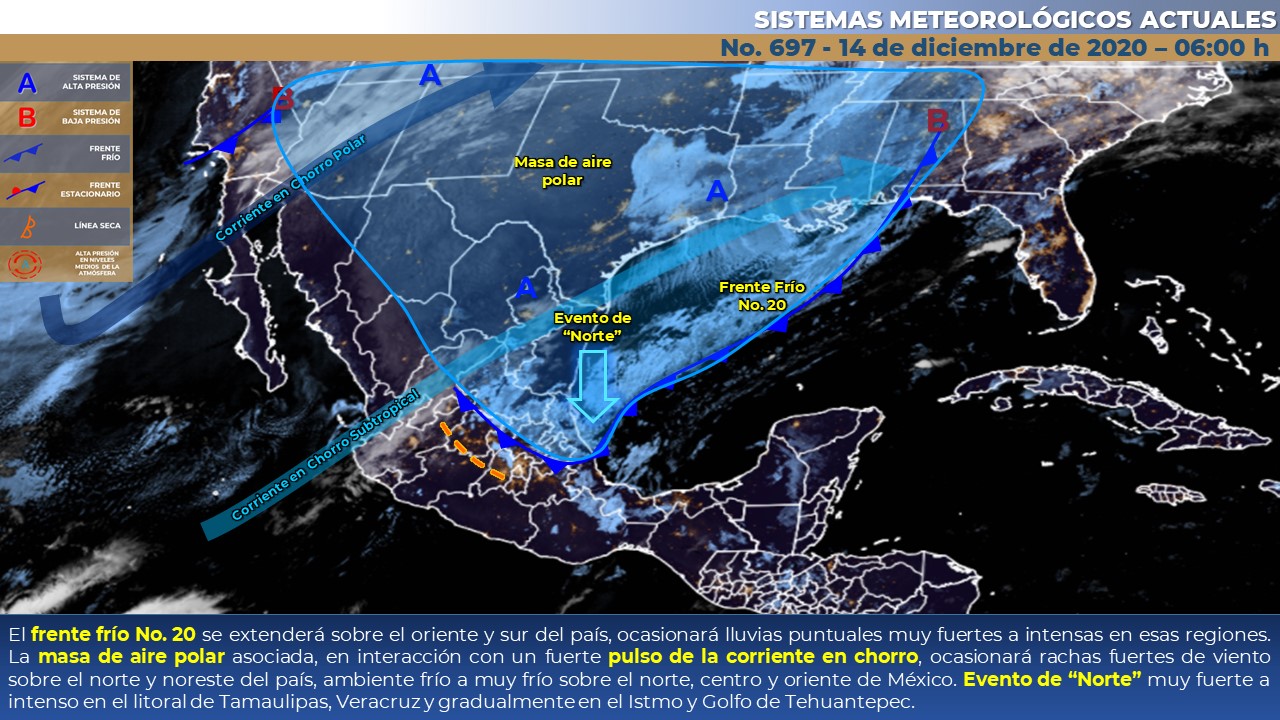 Lunes con nublados, calor y algo de lluvia en Yucatán