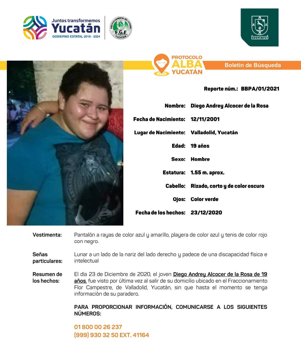 Solicitan ayuda para localizar a joven de Valladolid