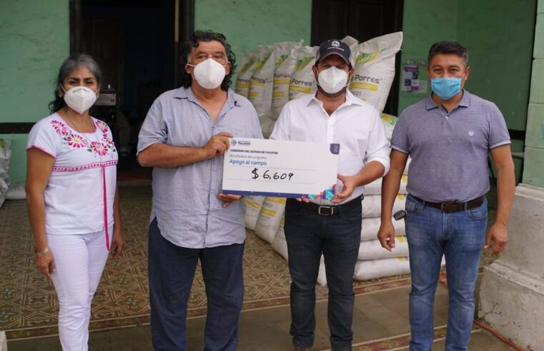 Entrega el Gobierno del Estado estímulos para incentivar la producción henequenera