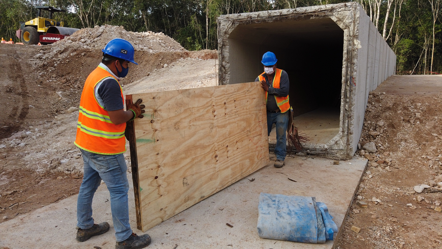 Avance del Tren Maya: obras de terracería, estabilización y drenaje en sus cuatro rutas