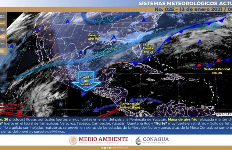 Continuarán las lluvias en Yucatán