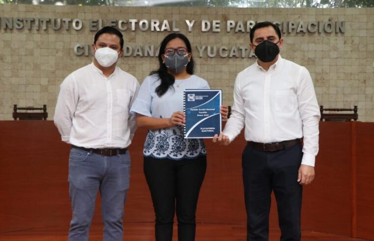 El PAN Yucatán entrega al Iepac su Plataforma Electoral 2021