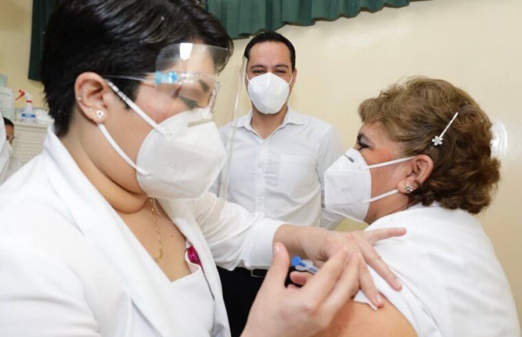 Inició la vacunación contra el coronavirus en Yucatán