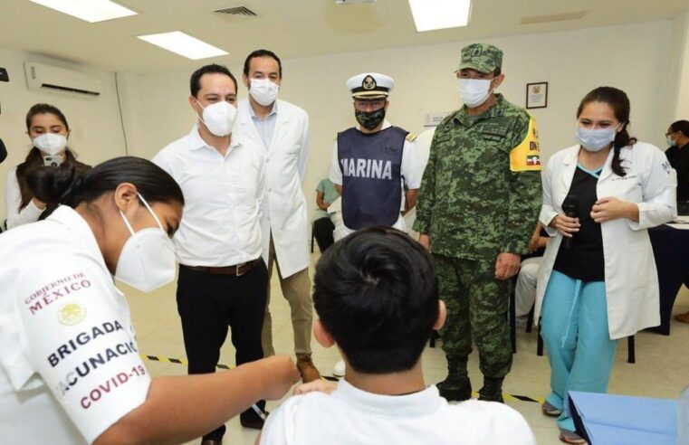 La aplicación de la vacuna en Yucatán es responsabilidad del gobierno federal