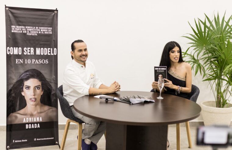 La modelo Adriana Boada presenta libro en apoyo al modelaje inclusivo