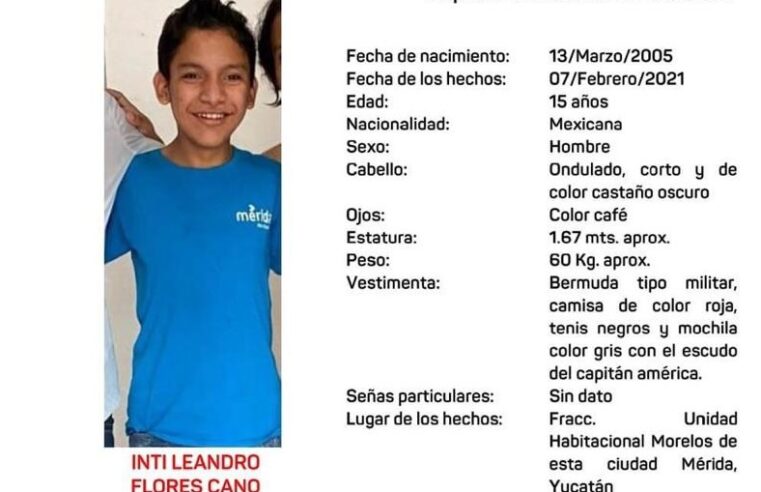 Quinceañero localizado no quiere regresar a su casa