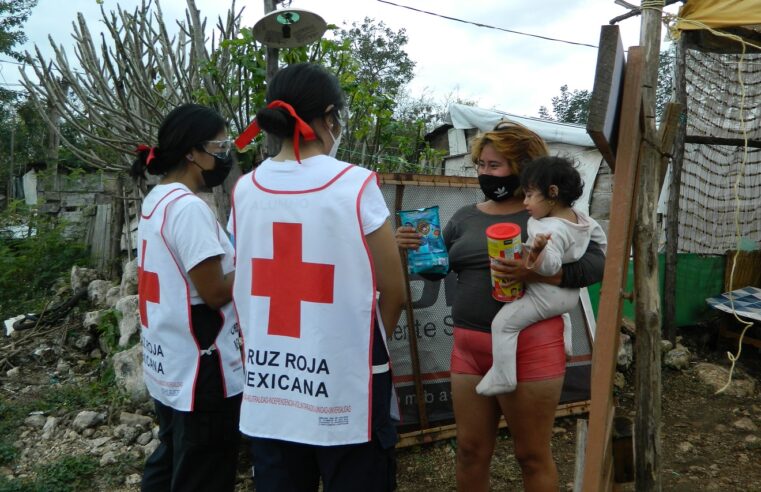 Cruz Roja, comprometida con ayuda a los más necesitados en Yucatán