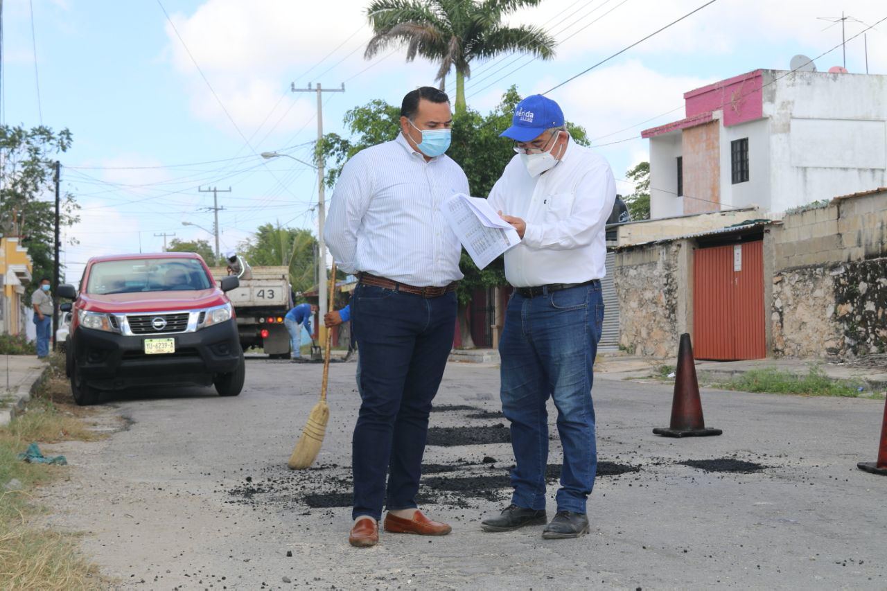 Avanzan trabajos de bacheo gracias a los reportes a Ayuntatel