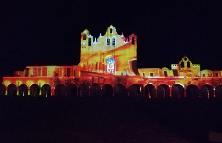 Por la Semana Santa, suspenden de manera temporal el video mapping en Izamal