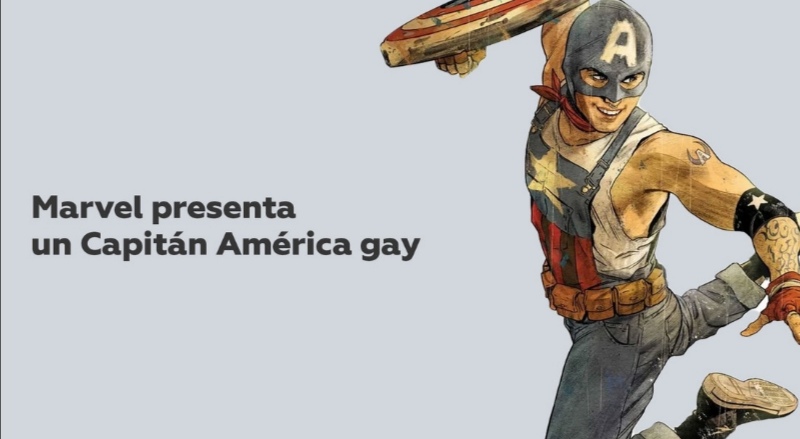 Marvel presenta un Capitán América renovado y abiertamente homosexual