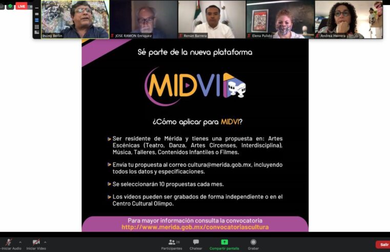 MIDVI, la plataforma que ofrece contenido digital de la comunidad artística local