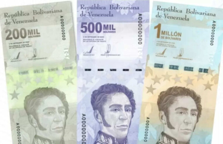 Venezuela lanza billete de un millón de bolívares que en realidad ¡vale medio dólar!