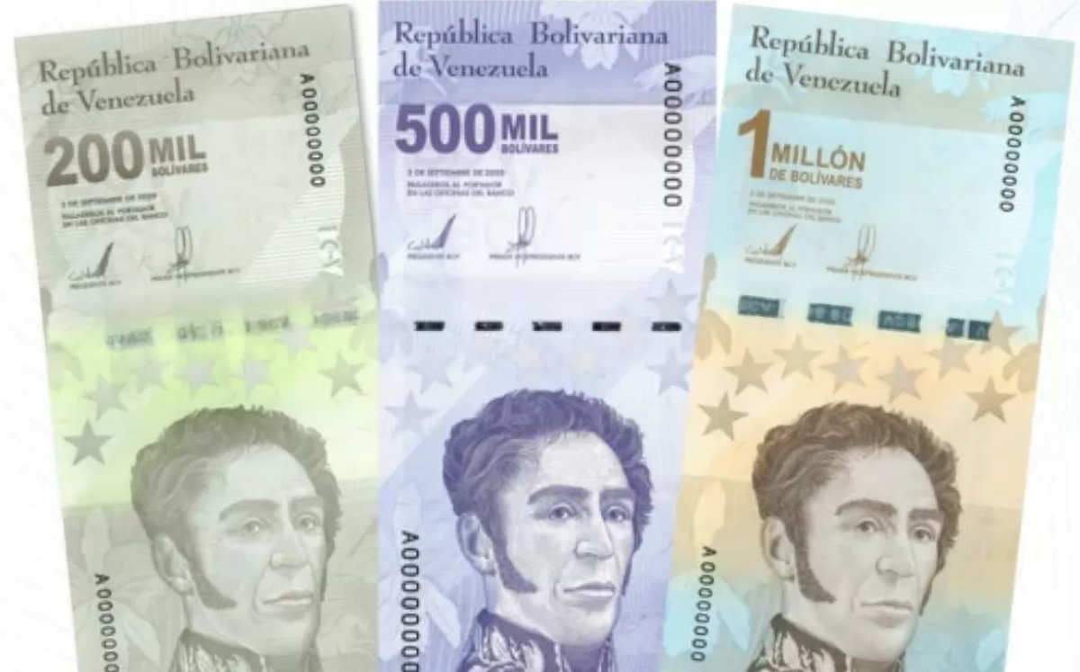 Venezuela lanza billete de un millón de bolívares que en realidad ¡vale medio dólar!