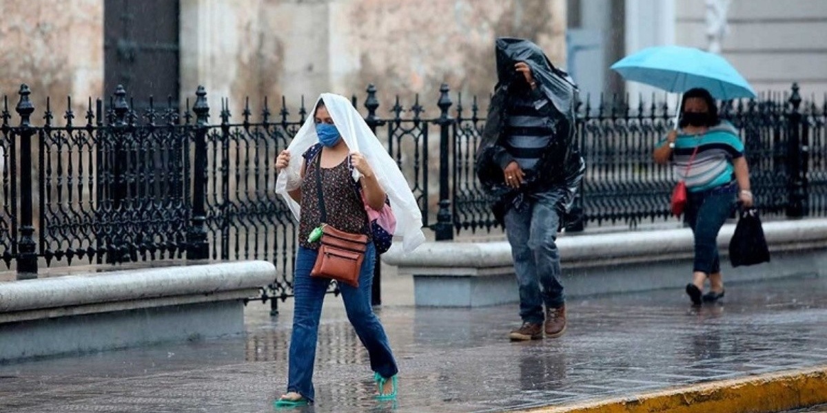 El frente frío 43 deja nublados y lluvias en la Península de Yucatán