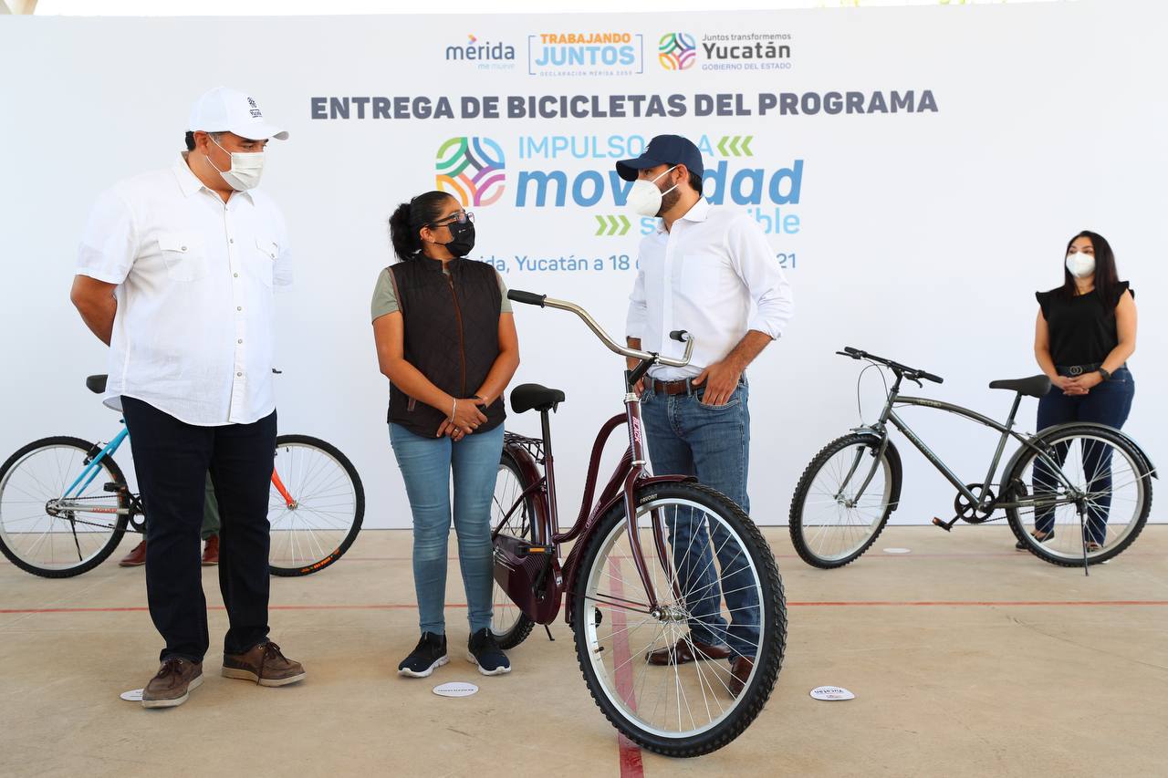 Entregaron las primeras cinco bicicletas del programa Impulso a la Movilidad Sostenible