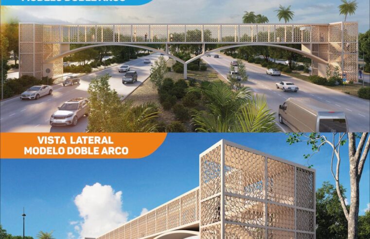 Inicia la construcción de puentes peatonales en el Anillo Periférico