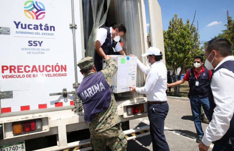 Llegan otras 28,440 vacunas anti Covid a Yucatán ¿le tocará por fin a Mérida?
