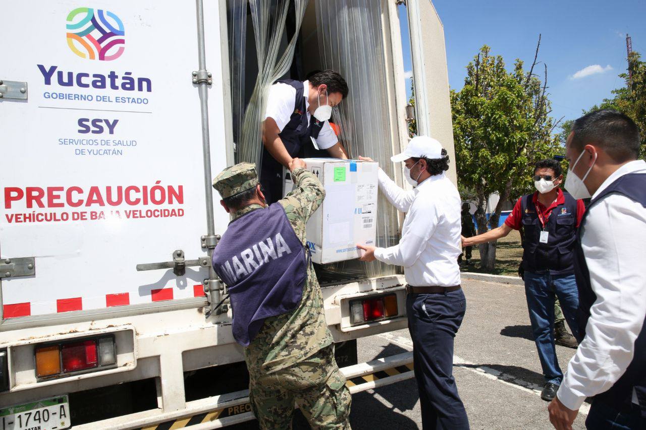 Llegan otras 28,440 vacunas anti Covid a Yucatán ¿le tocará por fin a Mérida?