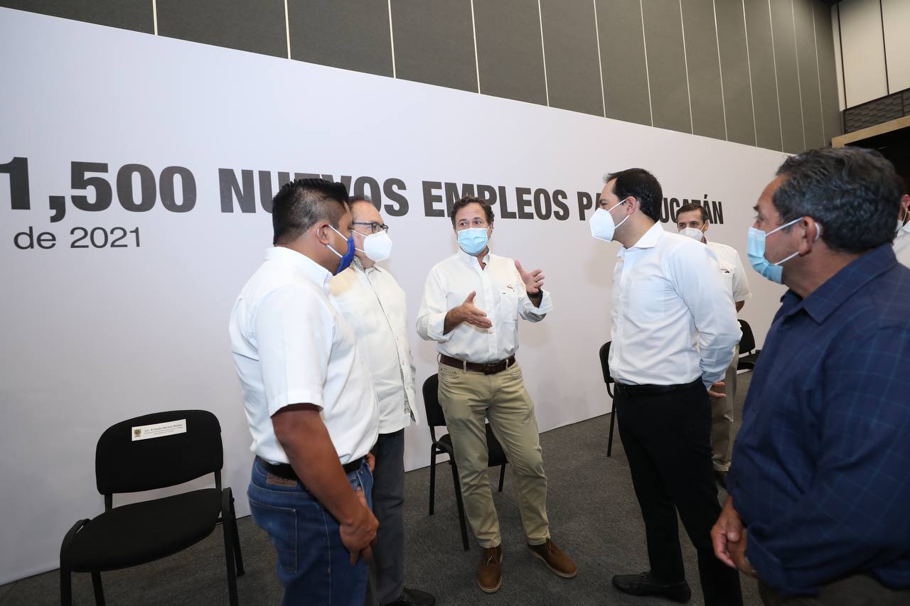 Anuncian Mauricio Vila y Grupo Kuo la creación de 1,500 nuevos empleos en Yucatán