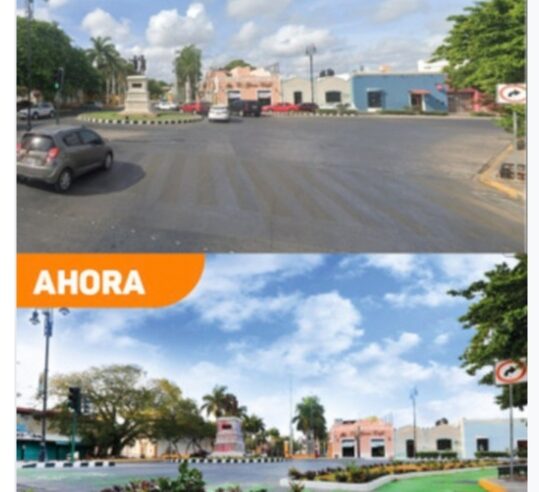 Glorietas en Paseo de Montejo cuentan con nuevo diseño vial