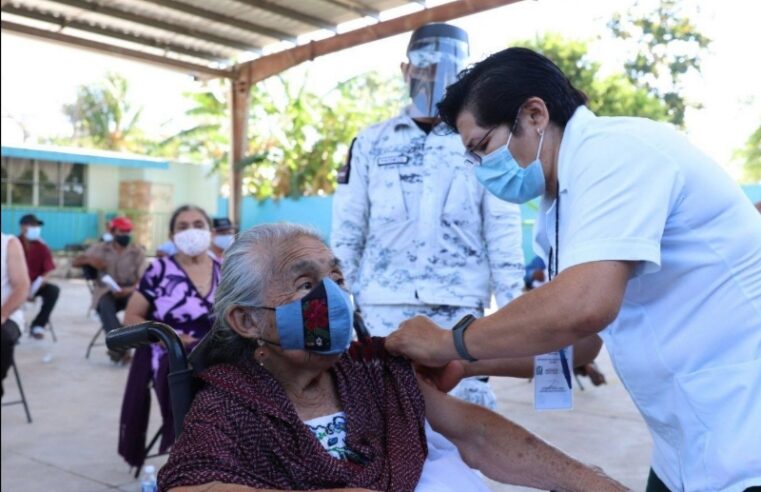 En Yucatán, ya se han aplicado 184,500 vacunas contra el Coronavirus entre adultos mayores