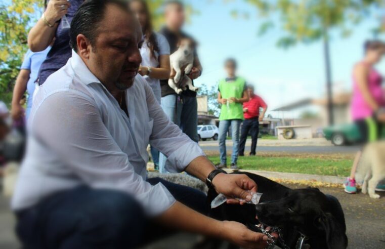 “Panchito” Torres ofrece campaña de esterilización y vacunación antirrábica