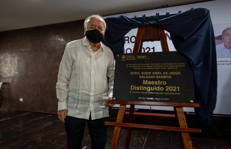 Condecoran a Eddie Salazar Gamboa como Maestro Distinguido 2021