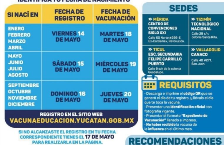 Mauricio Vila detalla proceso de registro y vacunación para los docentes en activo