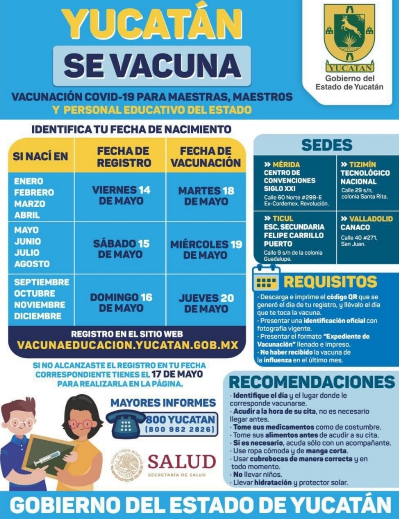 Mauricio Vila detalla proceso de registro y vacunación para los docentes en activo