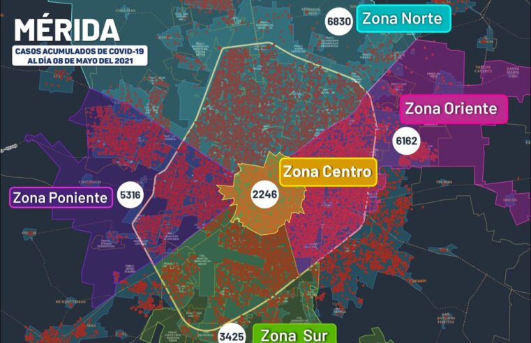 Este domingo ocho fallecidos y 41 contagios de Covid-19 en Yucatán