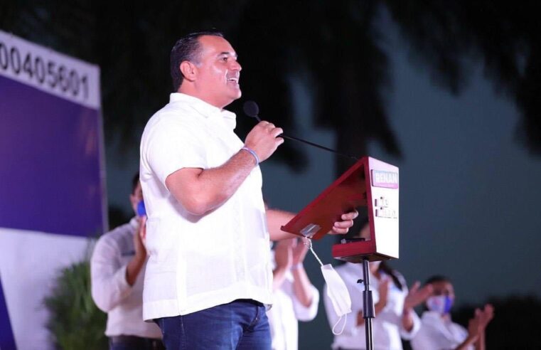 Para tener Más Mérida, el 6 de junio contamos con tu voto: Renán Barrera