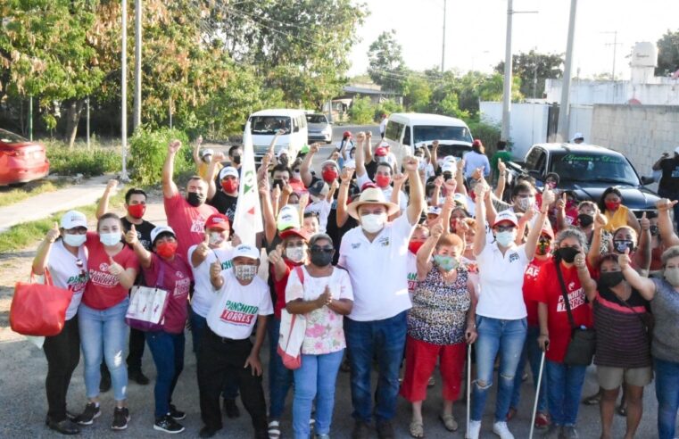 “Panchito” Torres agradece el respaldo del oriente y sur Mérida