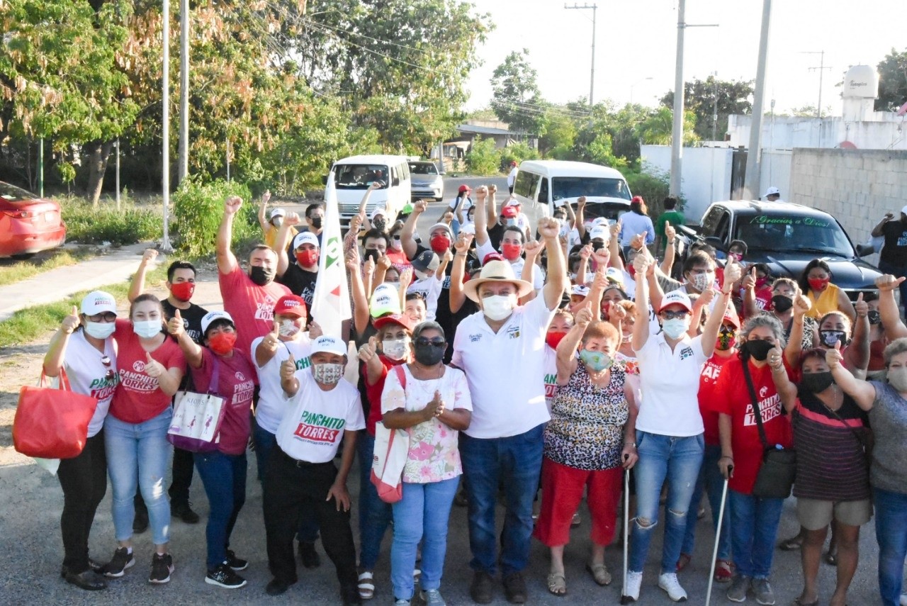 “Panchito” Torres agradece el respaldo del oriente y sur Mérida