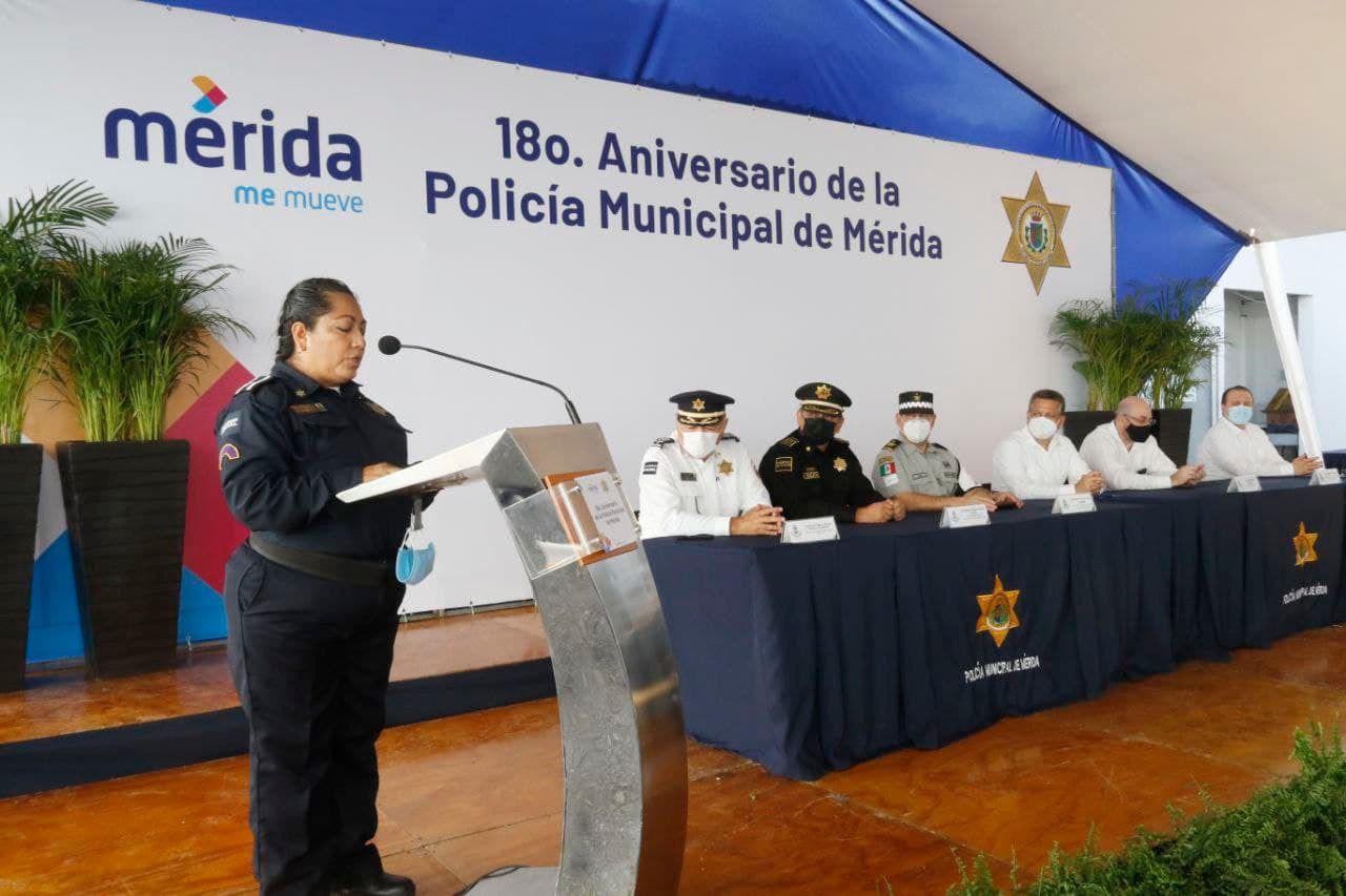 A 18 años de su fundación, la Policía de Mérida es sólido pilar para la seguridad de la ciudadanía