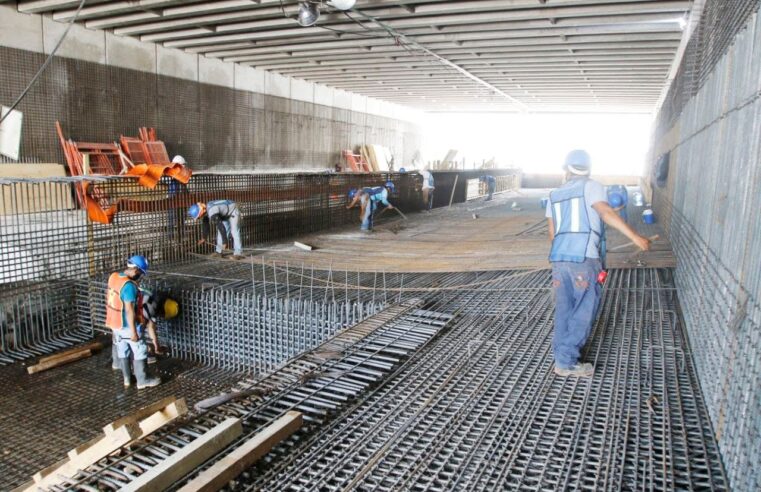 Sigue el avance constante de los trabajos de rehabilitación del Paso Deprimido