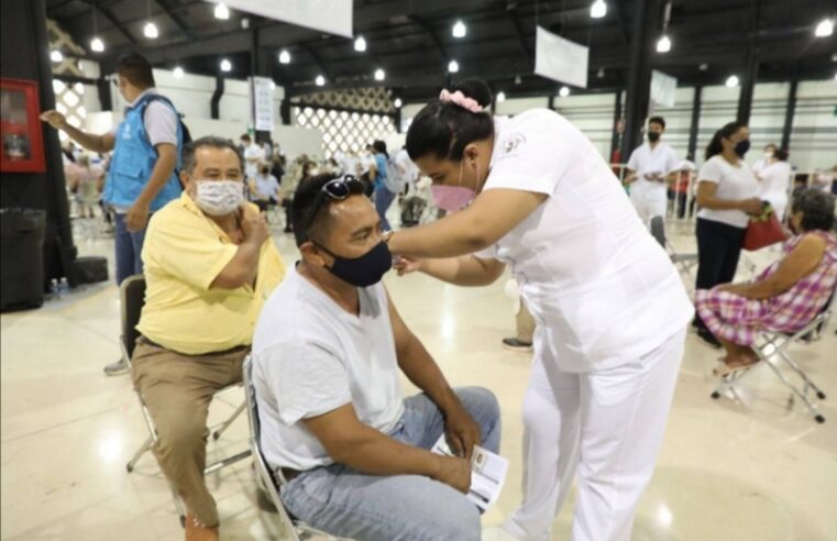 Aplicación de vacunas en Yucatán cierra la semana con números positivos