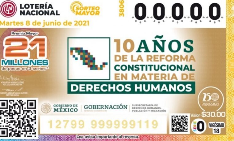 Mérida se lleva el tercer lugar de la Lotería Nacional